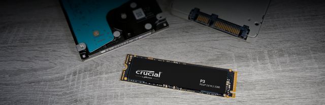 Crucial P3 4To M.2 PCIe Gen3 NVMe SSD interne - Jusqu'à 3500Mo/s -  CT4000P3SSD8